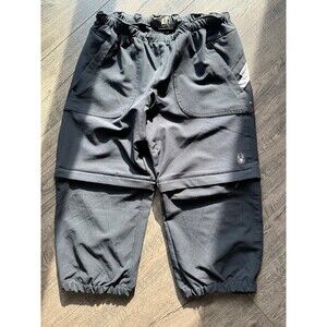 Spyder black zip off capri to shorts ski pants outdoor winter pants womans